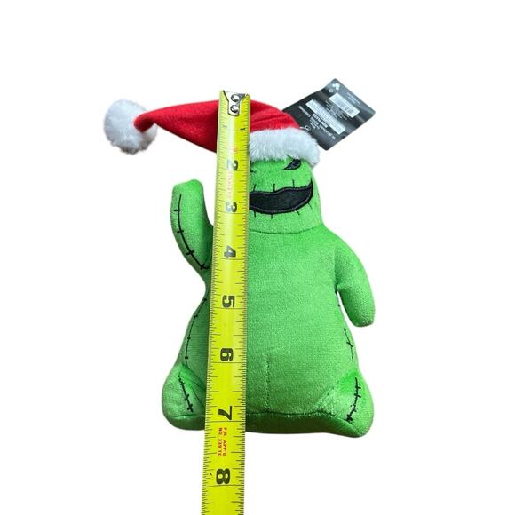 Disney Nightmare Before Christmas Oogie Boogie 7" Green Mini Plush with Hat NEW - Picture 2 of 4